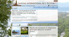 Desktop Screenshot of camping-iledor.com